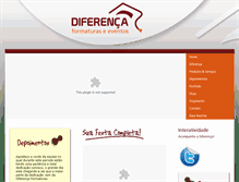 Tablet Screenshot of diferencaformaturas.com.br